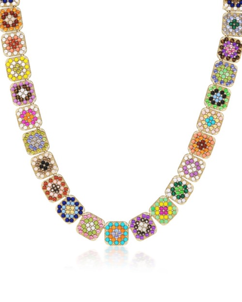 Diamond jewelry on a white background